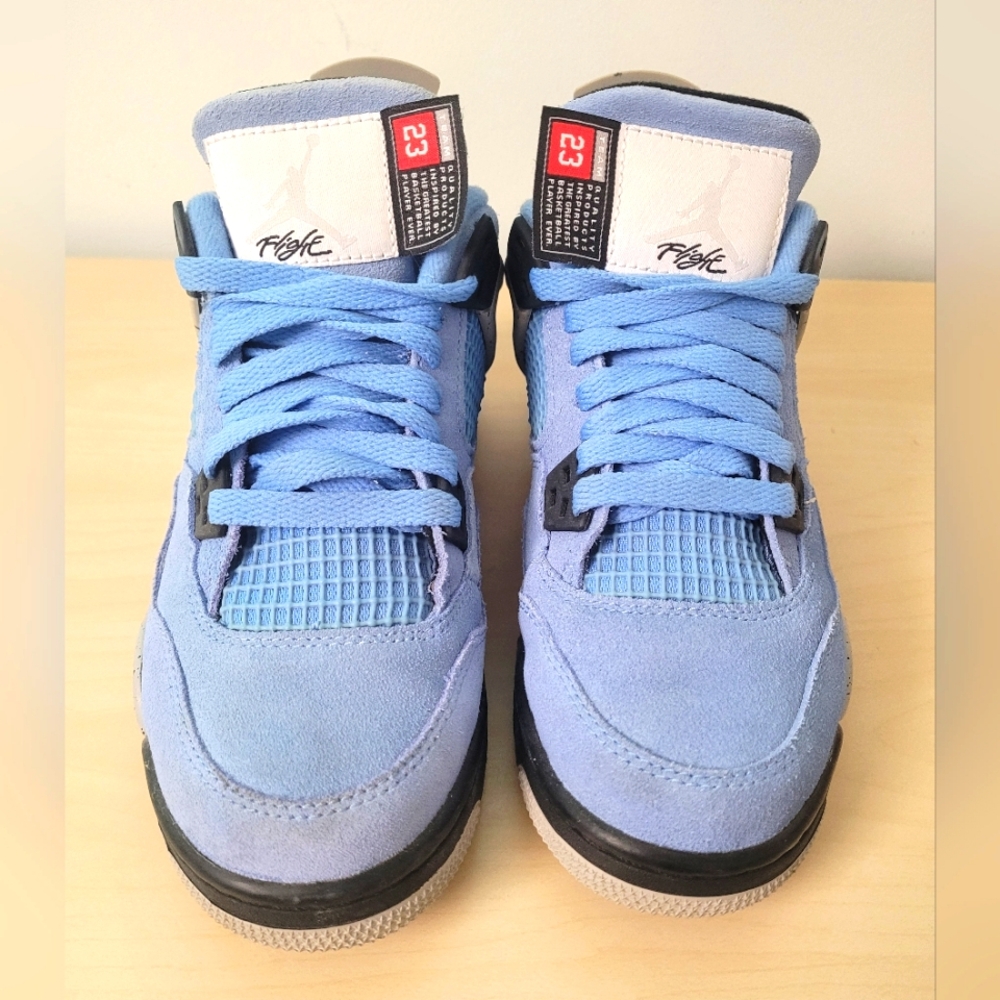 Air Jordan 4 Retro University Blue Youth Shoes